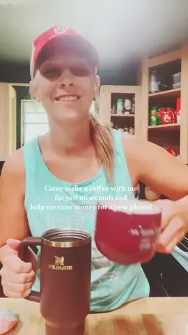 Come make coffee with me! #morning #coffee #icedcoffee #yardwork #sunny #helpme 
