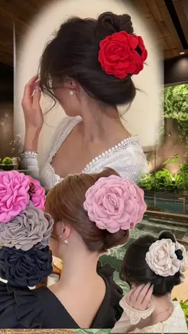 Kẹp hoa hồng lớn #phụkien #tócđẹp #xuhuong #foryou #kẹptocxinh #hottrend #phụkiện #sale 