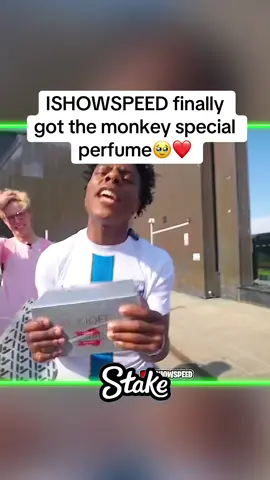 ISHOWSPEED finally got the monkey special perfume🥹❤️ #Speed #ishowspeed #europe #speedclips #ishowspeedclips #kaicenat #irl #europetour #ishowspeedeuropetour - speed or ishowspeed irl stream in europe tour - ishowspeed in finland 🇫🇮 #finland #🇫🇮 