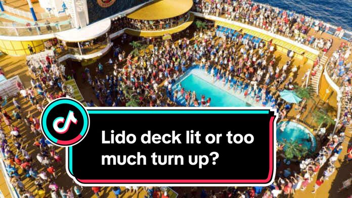 #duet with @Keep Kruisin #keepkruisin 🎉 Do you agree with Carnival’s new policies that could tone down the fanfare and party vibes? 🛳️ Because from this view, it looks like the Lido deck is the party! 🍹🎶 Let the people dance or keep it classy — what’s your take? #CruiseCulture #CarnivalCruise #LidoLit #CruiseVibes #PartyOrPeace #travel #viraltiktok #fyp 