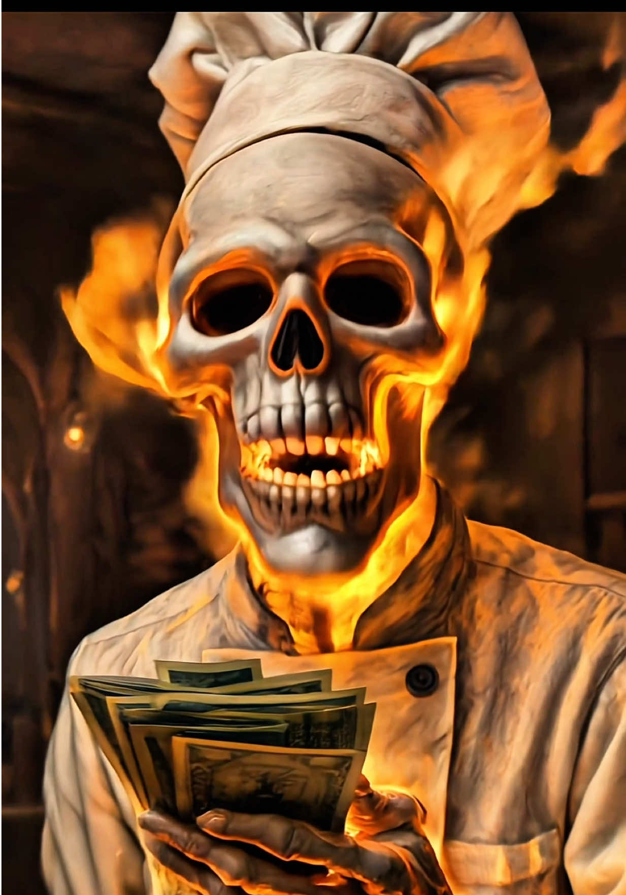 Atendimento 10/10 Temperatura da cozinha: 800ºC ☠️🍔 #restaurantedoinferno