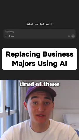 We are replacing business majors FOREVER using this AI tool! 😂 #ai #lovable #nocode #vibecoding #businessmajor
