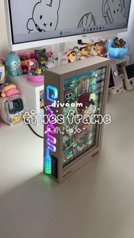 hands down one of the coolest things I own ✦ thank u @Divoom LOVE the times frame ♡  #desksetup #desksetups #roomdecor #futuristic #cyberpunk #anime #onepiece #vinlandsaga #mobpsycho #DivoomTimesFrame #digitalframe #Divoomdigitalpictureframe #digitalpictureframe #Divoomcalendar #Divoomdigitalframe #Divoompictureframes #Divoomdigitalcalendar #DivoomTransparentPictureFrames #fyp 
