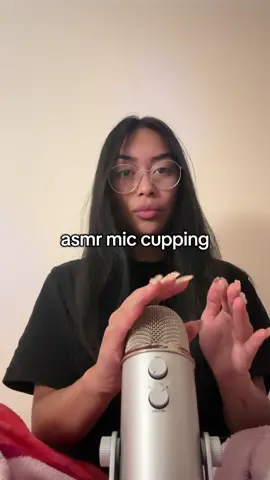 #asmr 50 seconds of mic cupping