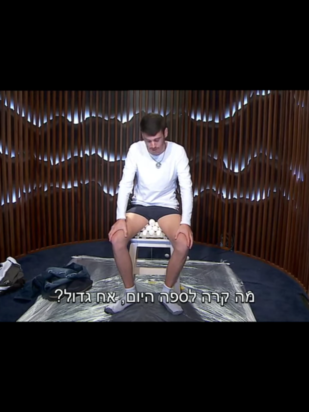 אין ביצים על הכסא. הכל כרגיל. האחהגדול8 #האחהגדול #חמימו #פוריוישראל 