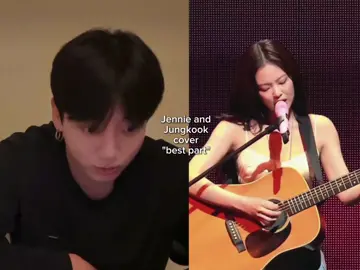 These two talented humans!! 🥹❤️ Best part cover by Jennie and Jungkook! #jenkook #jungkook #jennie #bangpink #bts #blackpink #armyblink 