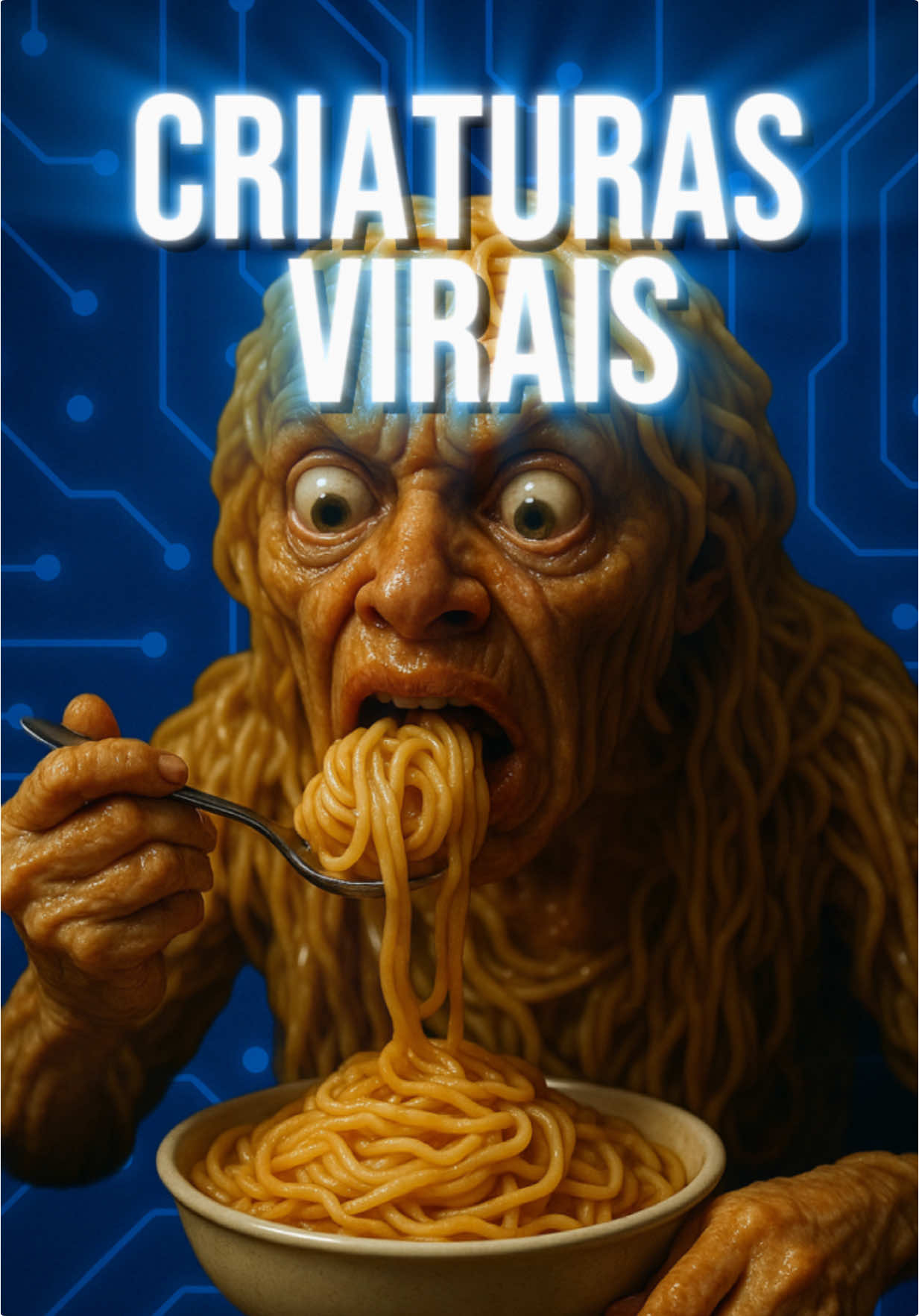 Como fazer vídeos de criaturas comendo com IA #ia #videosvirais