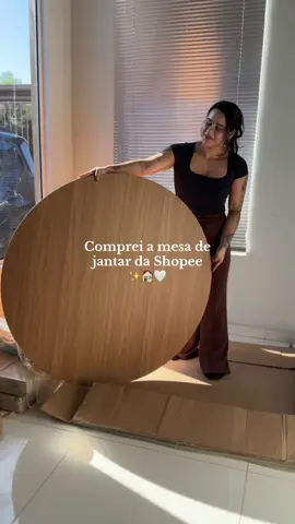 Mesa de jantar da Shopee ✨ id: BSZ-WZL-ADH #fyp #enxoval #casanova #comprinhas 