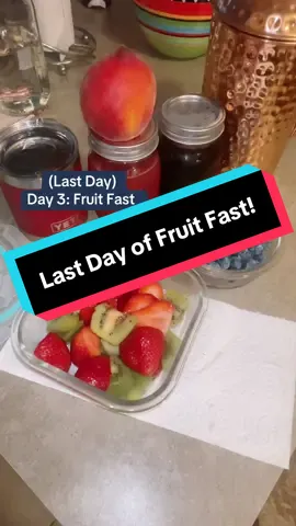 Day 3/3 🍇🍓🍏🥝🍑 ✨Wrap Up post coming later!!✨ #fruitcleanse #fruit #detox #cleanse #fruitfast 