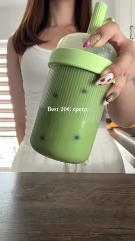 My kind of investment for matcha #matcha #matchalatte #icedlatte #matchalover #matchatok #matchatogo #nespresso #tumbler #nespressotumbler #spillproof #ippodotea #parati #fyp #fyy #foru #viral 