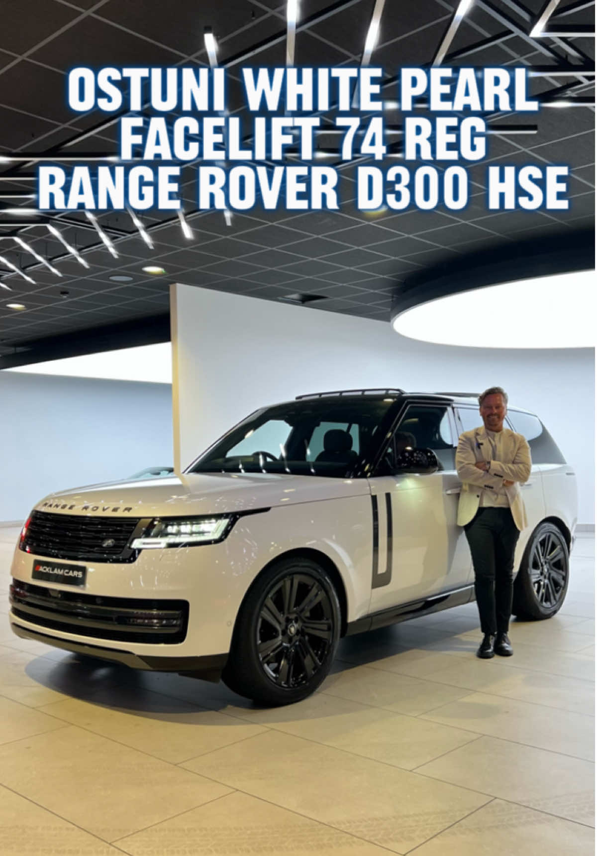 The most desirable Range Rovers arriving daily 🔥 2024 74 Land Rover Range Rover 3.0 D300 HSE Live Priced at £94,990 - Buy & Reserve Online - Contact Richard on 07919161818 or Business WhatsApp us on 07724101010 📲 ✔️Ostuni White Pearl ✔️Split Tone Ebony & Perlino Leather Interior ✔️Shadow Exterior Pack ✔️22