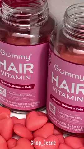 Gummy Original Hair Zero - Suplemento para Cabelo, Pele e unhas #gummyhair #unhas #cabelosaudavel #rugas #saudeebemestar  #tiktokshop 