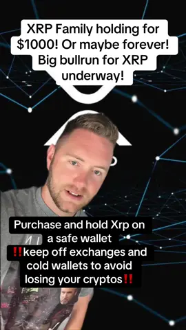 XRP Family holding for $1000! Or maybe forever! Big bullrun for XRP underway! #crypto #xrppriceprediction #XRP #rp #xrparmy #xrpupdate #xrpcrypto #xrpnews #crytpnews #cryptonewsdaily #xrpnewstoday #cryptobullrun #xrptoday #xrpnews #rpupdate #xrp #ripple #cryptoday #xrparmy #xrpfamily #typpp #viral_video #xIm