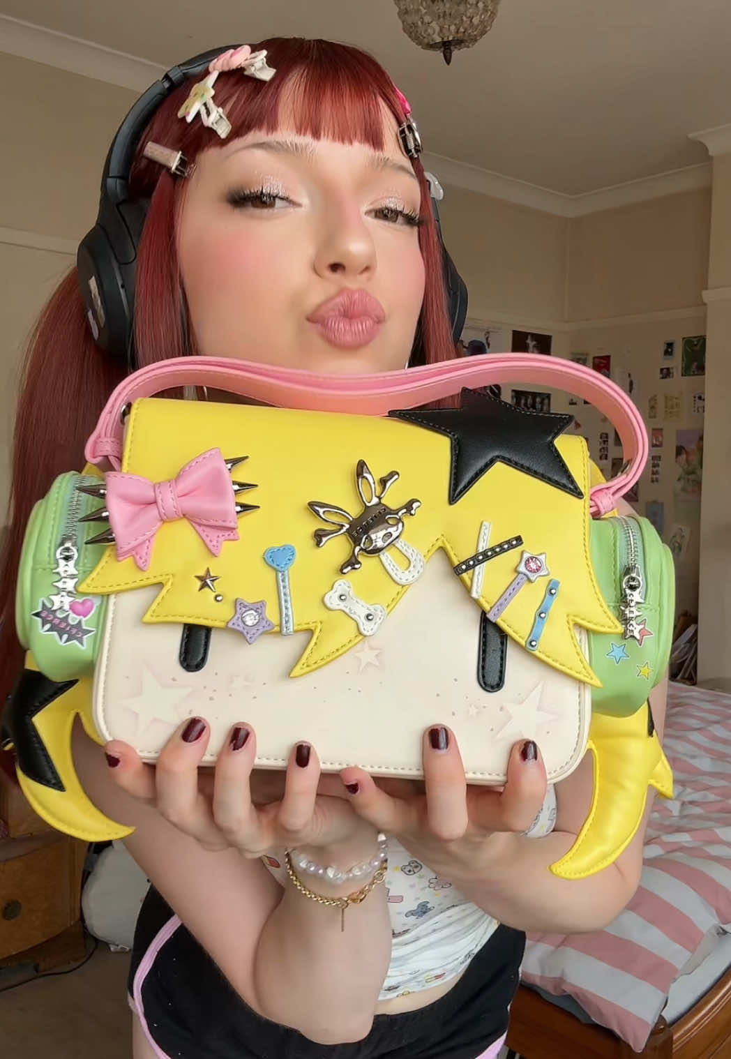 unboxing my DREAM BAGGGG from c fierce !!!! omg it’s so cute STOP !!!!! guys is this not the cutest bag ever like im being so fr 😝😝🎀⭐️  #fyp#bags#unboxing#grwm#fashion#cfierce 