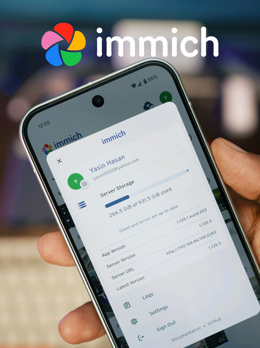 Immich: a Google Photos alternative #app #tech #docker #selfhosted #googlephotos #YasinHasan