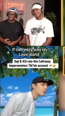 @Deji & @KSI rate this @Calfreezy impersonator account & they really weren’t fans 💀🤣 #deji #comedyshortsgamer #sidemen #sidemensunday #ksi #trynottolaughtiktoktv #trynottolaughchallenge #challenge #calfreezy #fellas #impersonator #foryou #fyp 