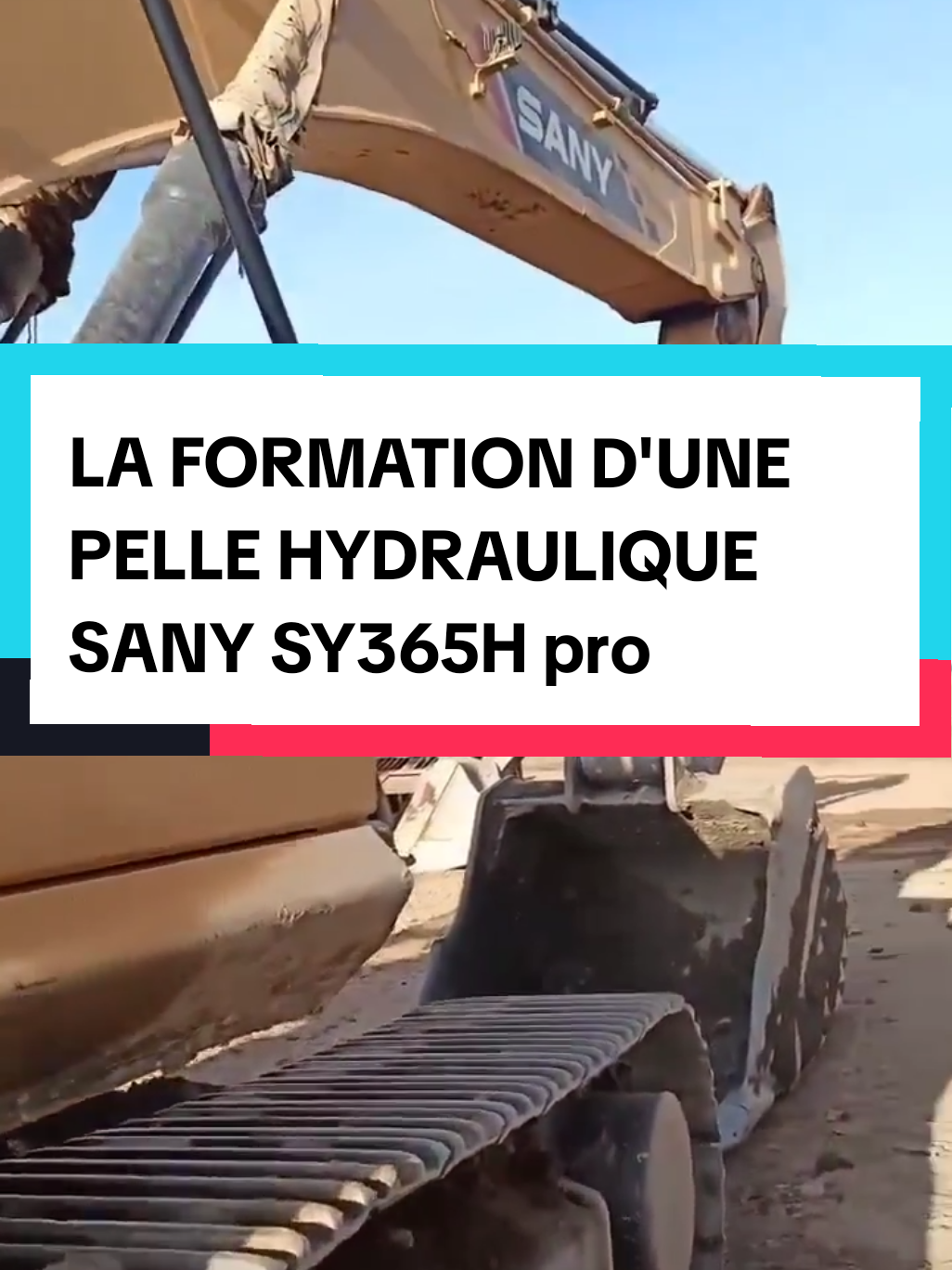 La formation d'une pelle hydraulique SANY SY365Hpro #sany #sy365hpro #excavator #videoviral 