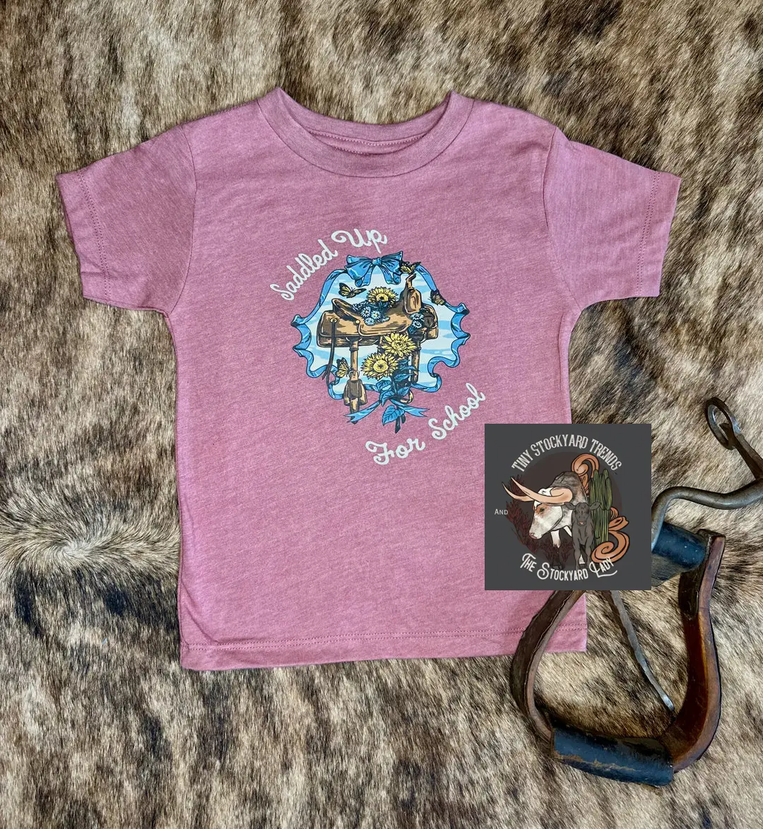 ✏️ Get your Cowkid saddled up for school with these perfect tees!  #kidswesternboutique #clothesforcowboys #schooloutfit  #backtoschool #school 