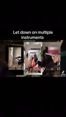 Drums - violen - viola - flute - guitar - piano - sax - chello. I think thats it. Credits to everyone on the screen!! #letdown #letdownradiohead #raidohead #radio #head 
