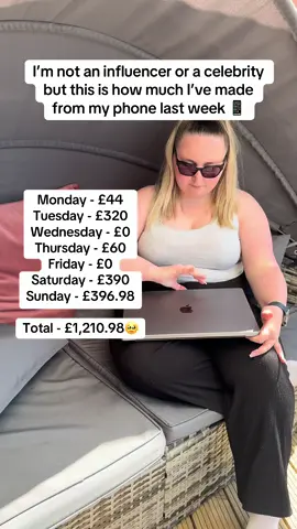 7 days… £1,200+ made 🥹 I actually can’t believe that I’ve been able to make 4 figures in the last week all from my phone 📱 around my other commitments.  I started this around my 9-5 with little to no spare time but desperate to make a change. Whats stopping you from doing the same?  Honestly anyone can do this and I’ve helped over 300 people learn how to do the exact same and make an income 🫶🏼🫶🏼 Comment “HOW” to learn how to make an income online 💗 #digitalproduct #digital #digitalmarketing #marketingdigital #digitalmarketer #digitalmarketers 