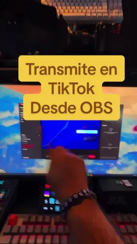 Cómo transmitir en TikTok con OBS (y no usar TikTok Live Studio) #streamer #directos #obs #tiktok #tutorial #fyp #parati 