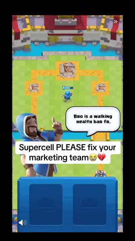 Bro is a walking health bar fr. #fyp #foryou #fypage #clashroyale #fypp #cr 