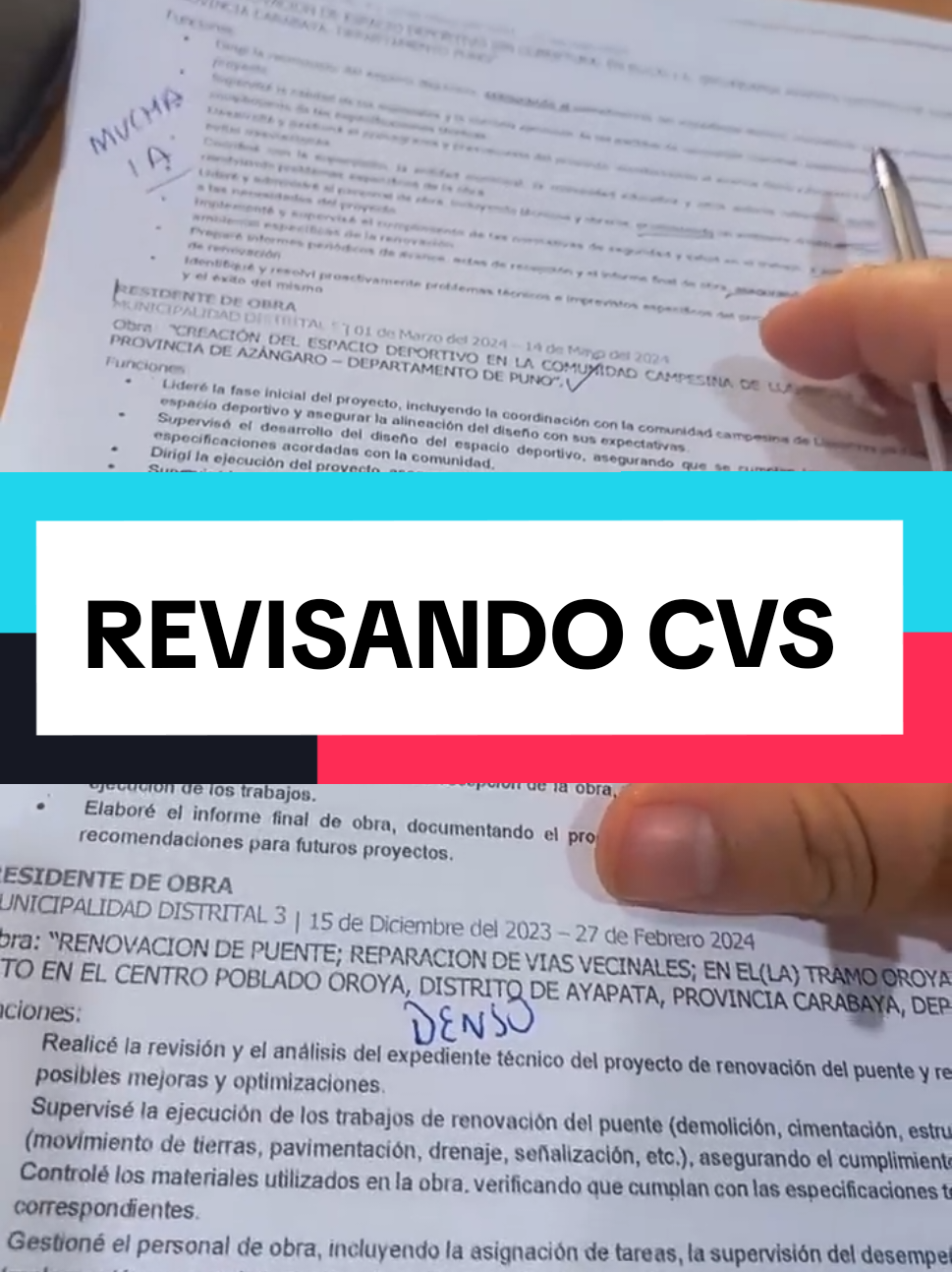 #tiktoklive #livehighlights revisando CVs #curriculum #cv #chambasihay #busquedalaboral #ingenieriacivil 
