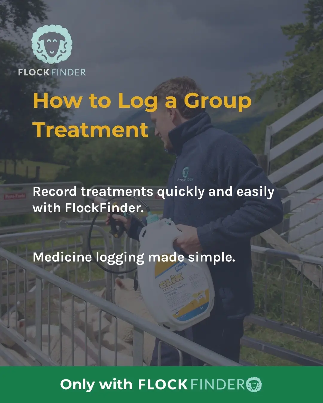 No more scribbling notes or guessing doses. With FlockFinder, logging group treatments is quick, simple, and done right there in the field. 📲 Just select the group, pick the medicine, and you’re sorted. Effortless medicine records, exactly when you need them. #FlockFinder #LivestockManagement #SheepFarming #CattleFarming #FarmSmart #BackBritishFarming #MedicineRecords #OnFarmTech