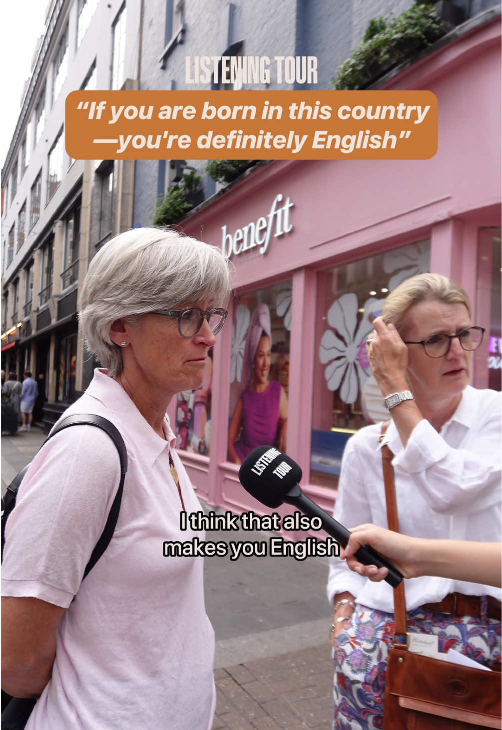 Can you become part of a nation simply by feeling like you belong? For our interviewees, the answer to what makes someone English is refreshingly straightforward: if you’re born here—you’re English. But if you come here and feel English? For them: that counts too. It’s an inclusive view—one that stands in stark contrast to how complicated this question can often become. And yet, their answer is also laced with something else: humour, irony, even bafflement. They wonder why anyone would want to come to England—the weather’s awful, they say, the food worse. And: the country’s past doesn’t exactly fill them with pride. But still: if people arrive, and they’re happy here? “That’s brilliant.” Over the past year and a half we’ve asked questions about identity hundreds of times—watched thousands of debates on the subject take shape in our comments—but: rarely has anyone answered with such ease, openness and a touch of self-deprecation. If we take what they’re saying at face value, does it shift what belonging can mean? And if it really is that simple…why does it so rarely feel that way? Do you agree with their take? Location: Carnaby Street, London Hometown: Watford #english #englishpride #british #britishpride #identity #england #britain #uk #lifeinuk #streetinterview 
