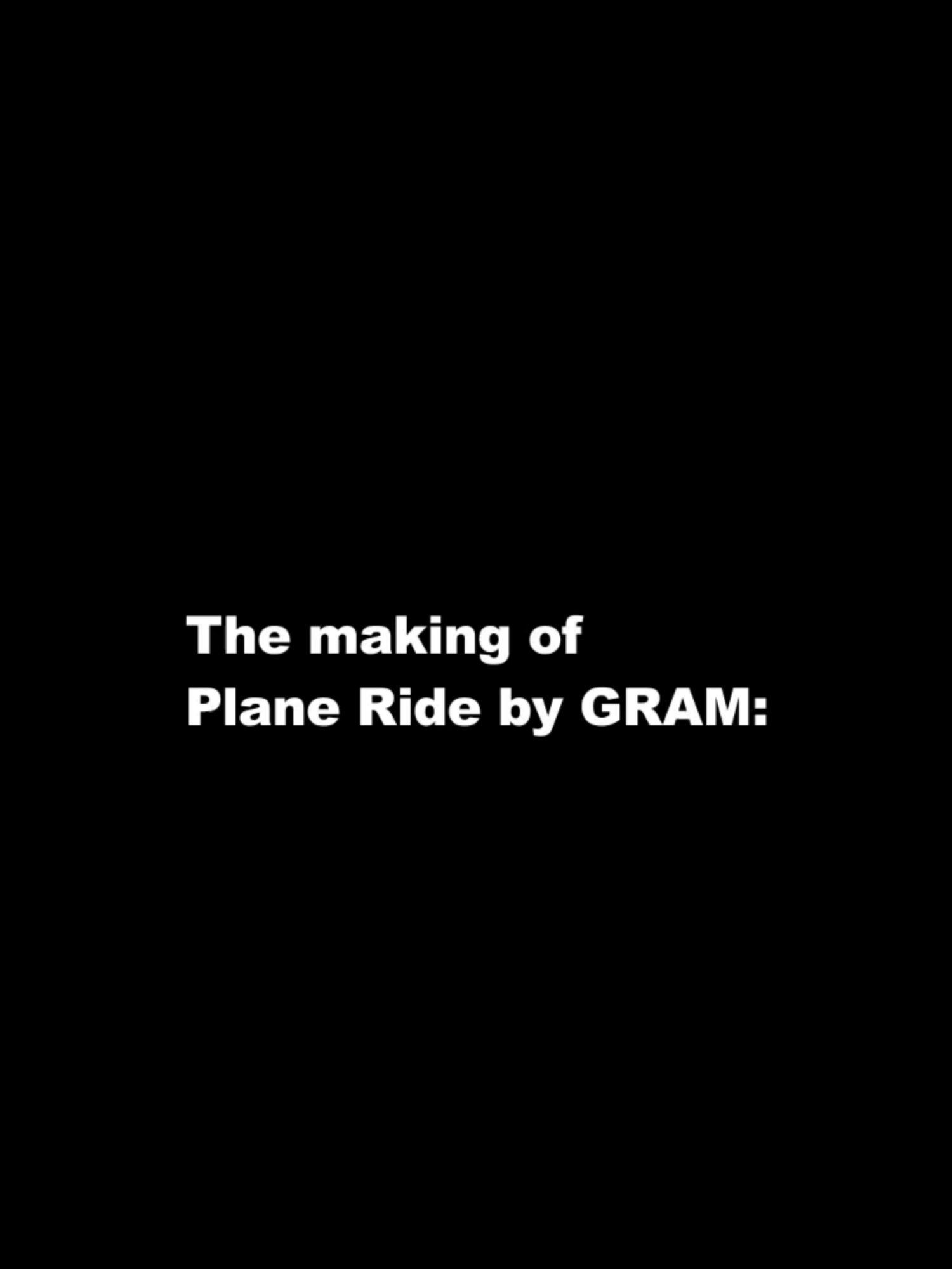 BTS of Plane Ride by GRAM (out now) #music#musicdiscovery #newmusic #musictok