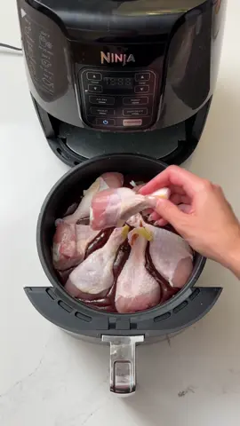 when you don’t live with a man.. #bbq #barbecue #chicken #airfryer #sauce 