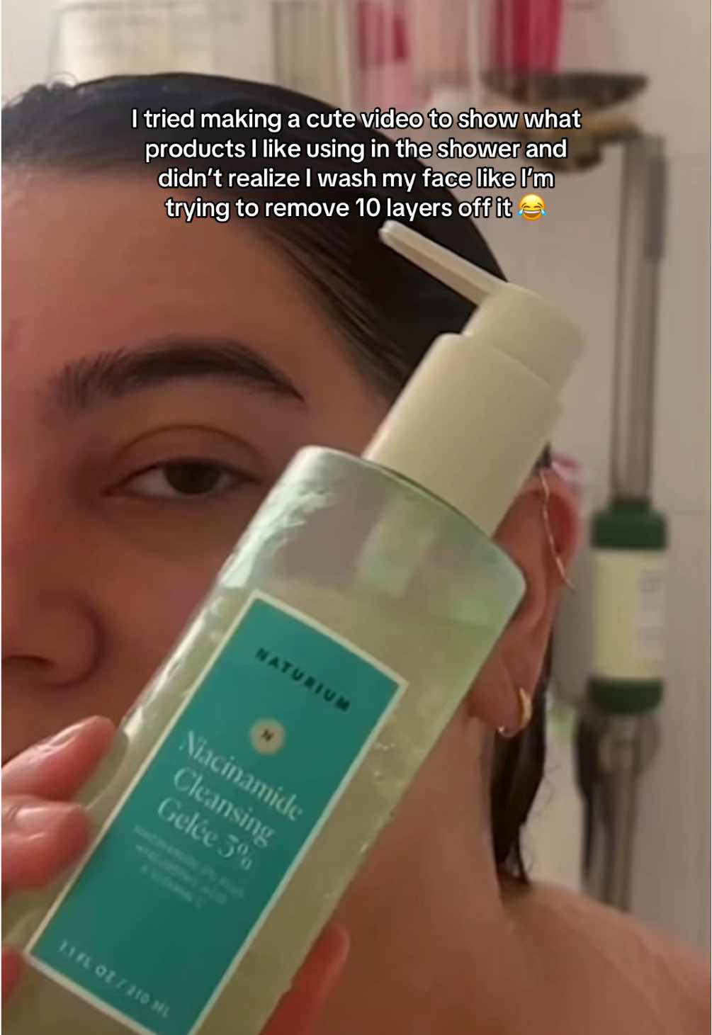 Safe to say I love my @Naturium 🫧🧼😂 