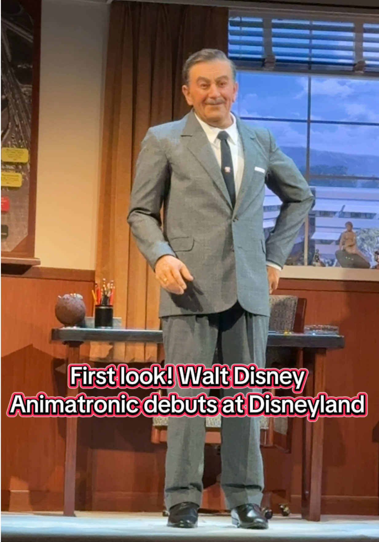 FIRST EVER WALT DISNEY audio animatronic! ✨ “Walt Disney- A Magical Life” is a brand new attraction here for #Disneyland70 featuring Walt Disney as an audio animatronic  ✨ Walt’s animatronics speech is made of different types of presentations and interviews from Walt’s past.  ✨ This is the first time ever Disney Imagineering created a sit-to-stand motion for an animatronic. Imagineering believes this is the most fluid motion animatronic ever built ✨ This has been in development since 2018. Imagineering worked closely with The Walt Disney Family Museum and meticulously studied Walt’s movements, gestures, etc  ✨ Guests can see this starting July 17th in the Main Street Opera House. After The 70th celebration, This will be in rotation with Great Moments with Mr. Lincoln on a rotational stage.  It’s kind of fun to do the impossible ✨🤩 Hosted by  @Disney Parks 