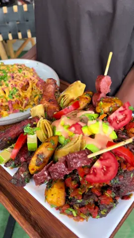 Meat lovers and good vibes come here I got you !!  This platter is called Mulax mix platter ( got mini ) 15k and the large one is 25k also I ordered for Mulax special potatoes 7k, this was so delicious and I really enjoyed 😋😋😍 #igihozocharly #fyp #foodtiktok #foryoupage #FoodLover 