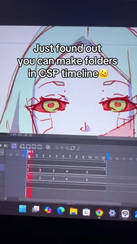 Now I won’t have to make 20 layers for every animation! #animation #artist #digitalartist #animeart #anime 