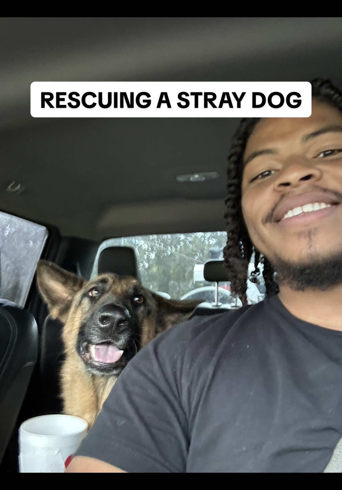 Just rescued a stray German Shepherd from the street while I was out on a job site. After his previous owners left him outside in the summer heat to fend for himself, I had to step in. Haven’t personally owned a dog since I was a kid, and had no intentions of getting one yet but here we are. New member of The Compound, Lex (inspired by Lex Luthor). #gsd #lexthegsd #germanshepherd #dogrescue #thecompound 