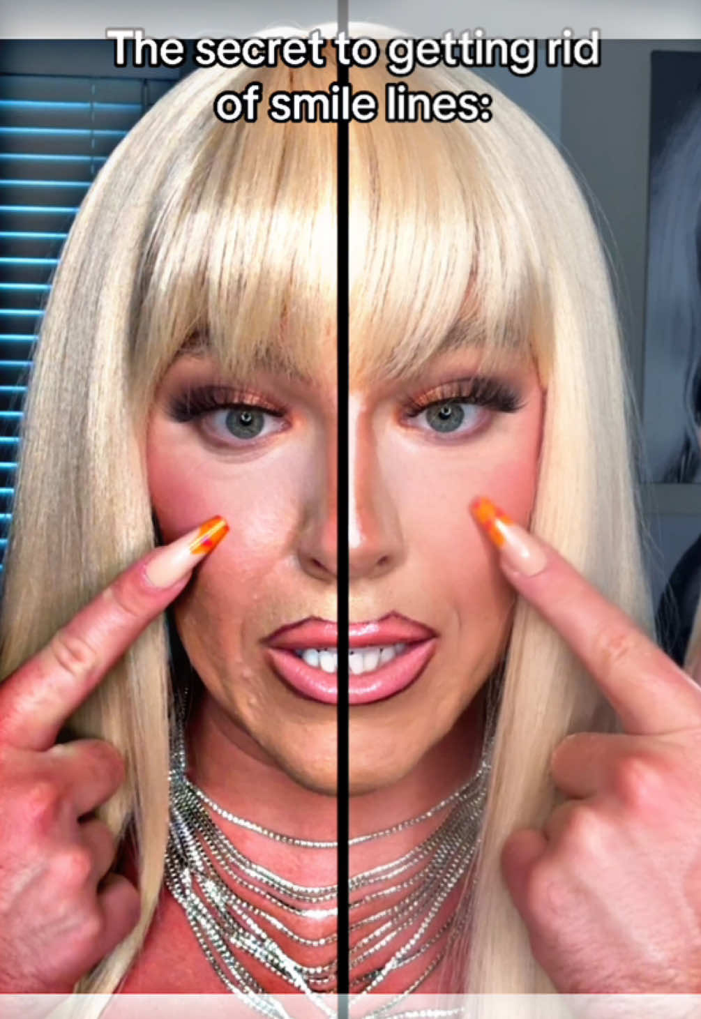 The difference is night and day ya’ll. I’m telling you this powder will change the game for your makeup! #onesizebeauty #prezbritt #makeuphacks #settingpowder #makeupreview #beforeandafter #makeup #drag #transformation #fyp #tiktok #viral 