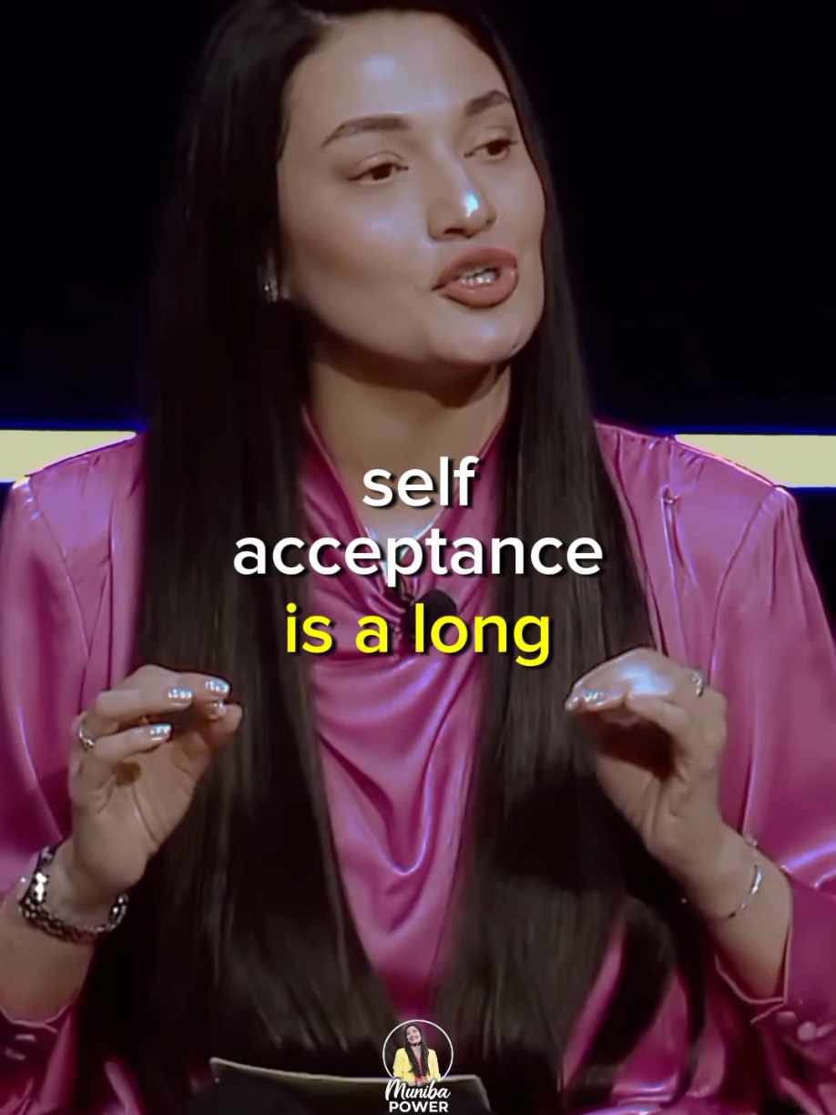 Self acceptance is a long journey| #motivation #inspiration #munibamazari #fyp #motivacional #motivationalvideo 
