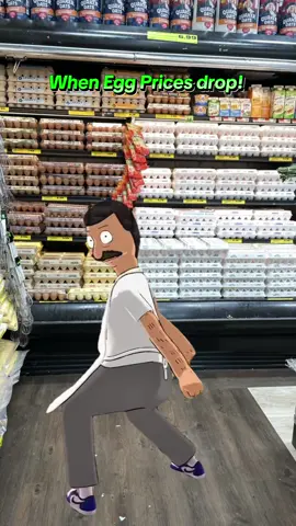 When you’re at the supermarket and see egg prices finally drop, so you start dancing like a cartoon character to 7 Rings by Alhanii 😂💃🥚 Meanwhile the cashier’s like: “Sir… this is an Aldi.” #EggFlationIsOver #Grocery #humor #7Rings #TikTokComedy #MemeCut  #Meme  
