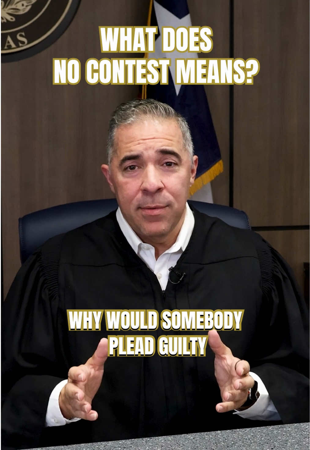 Why would someone plead guilty… without saying they’re guilty? 🤨 ⁠ That’s what a no contest plea is. You’re not admitting you did it—but you’re also not pushing back. The result? The case moves forward like you pled guilty, but it can’t be used against you if there’s a lawsuit tied to the same situation.  ⁠ Curious about more courtroom terms? Drop your questions below and follow for more insights from Courtroom 10 ⚖️ ⁠ #Courtroom10 #LegalTips #NoContest #TexasLaw #RGVJustice #knowyourrights 