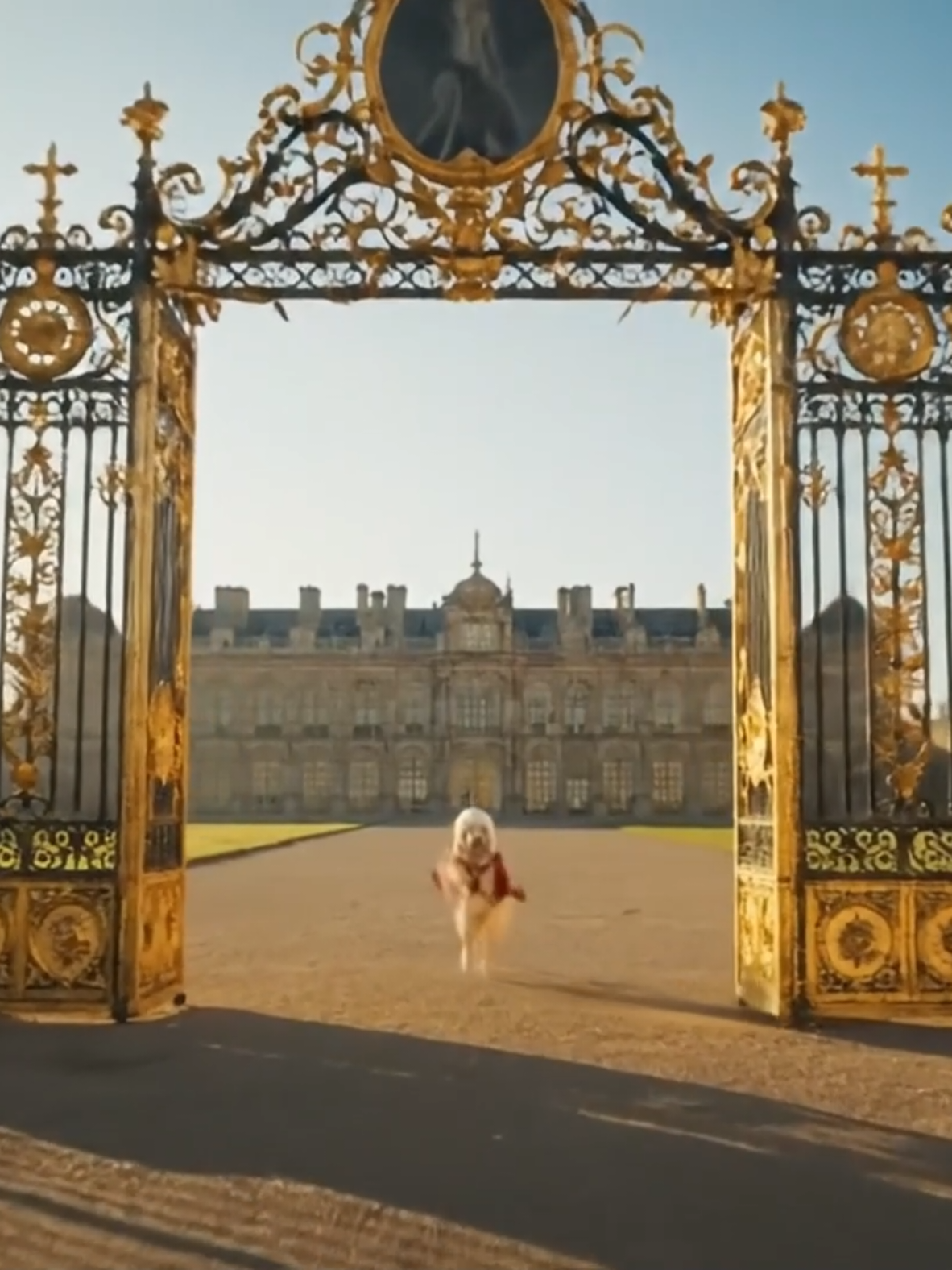👑🤫 Vous êtes prêts pour ma visite royale ? La suite est encore plus folle... #VlogDogLeo #Versailles #HumourChien #Royauté #ai #ia #titanic #WoufLaMif 