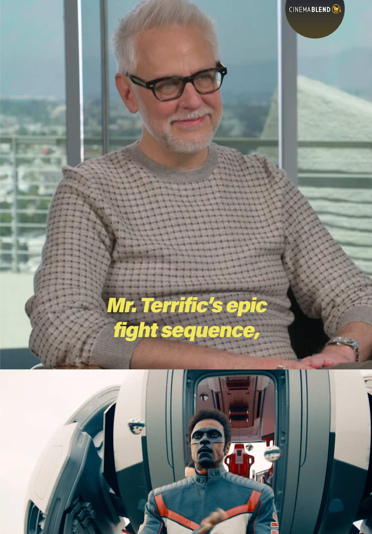 He thought we wouldn’t catch that, but we did 👀 James Gunn on Mister Terrific being 'Yondu-esque' in 'Superman' #superman #jamesgunn #misterterrific #yondu #movies #dc #marvel #mcu #celebrityinterviews 