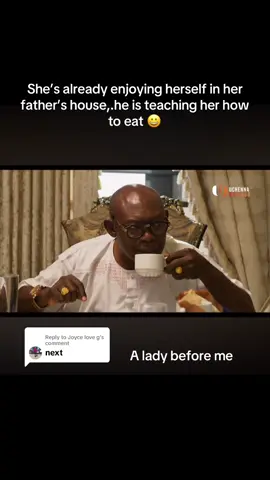 Replying to @Joyce love g She’s already enjoying herself in her father’s house,.he is teaching her how to eat 😀#treasurejthomas #fypシ゚ #nollywoodmovies 