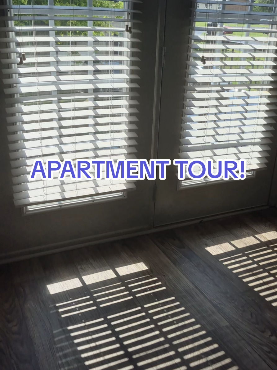 I apologize for sounding out of breath, we had to run around today to 4 different places to get what we needed to move in, plus the 100 degree weather, plus walking up the stairs to get in lol!  Its so small and cozy I love it! A lot smaller than our last place which I appreciate because Its less to clean 🤣  This is home though.  We made it.  We're home.  #fyp #apartmenttour #Home #mom #MomsofTikTok #apartment #tour 