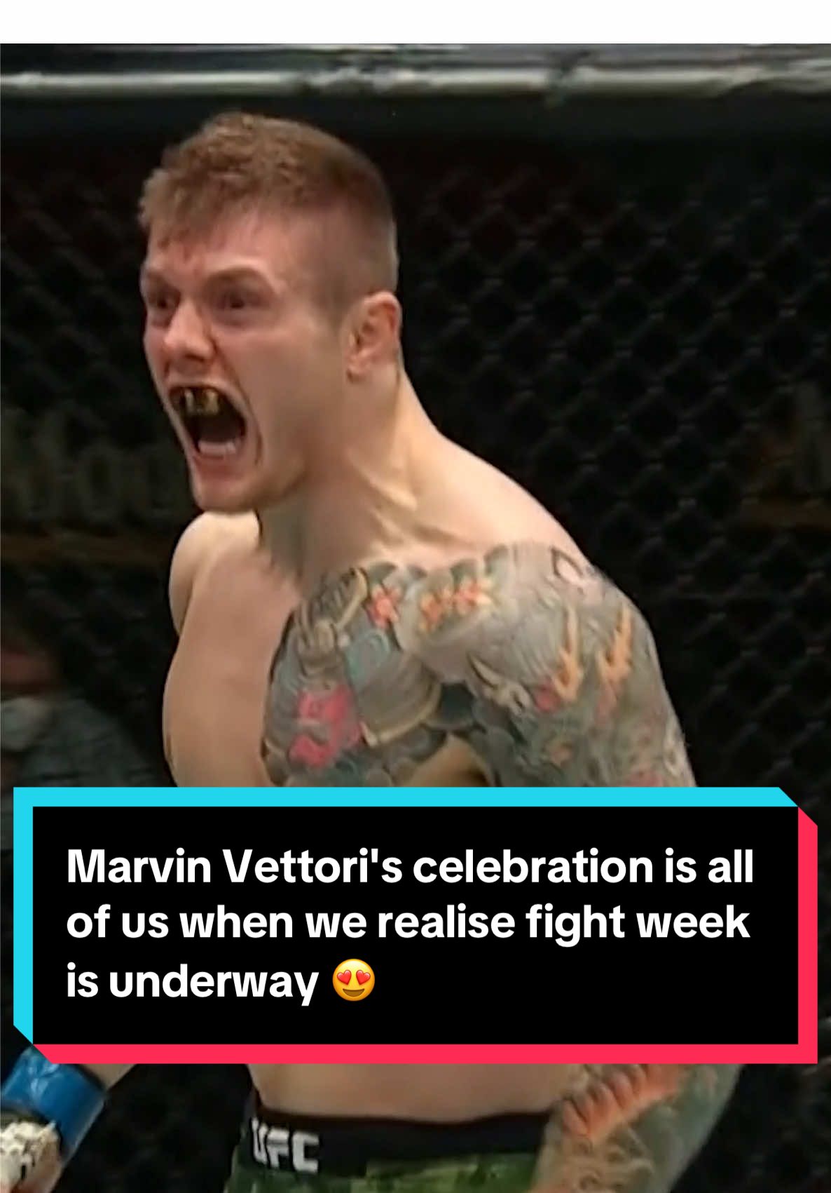 Marvin Vettori's celebration is all of us when we realise fight week is underway 😍 #UFC318 | Saturday | LIVE on TNT Sports & discovery+ #MMA #UFC #KO #knockout #boxing #martialarts #fight #combatsports #mixedmartialarts 