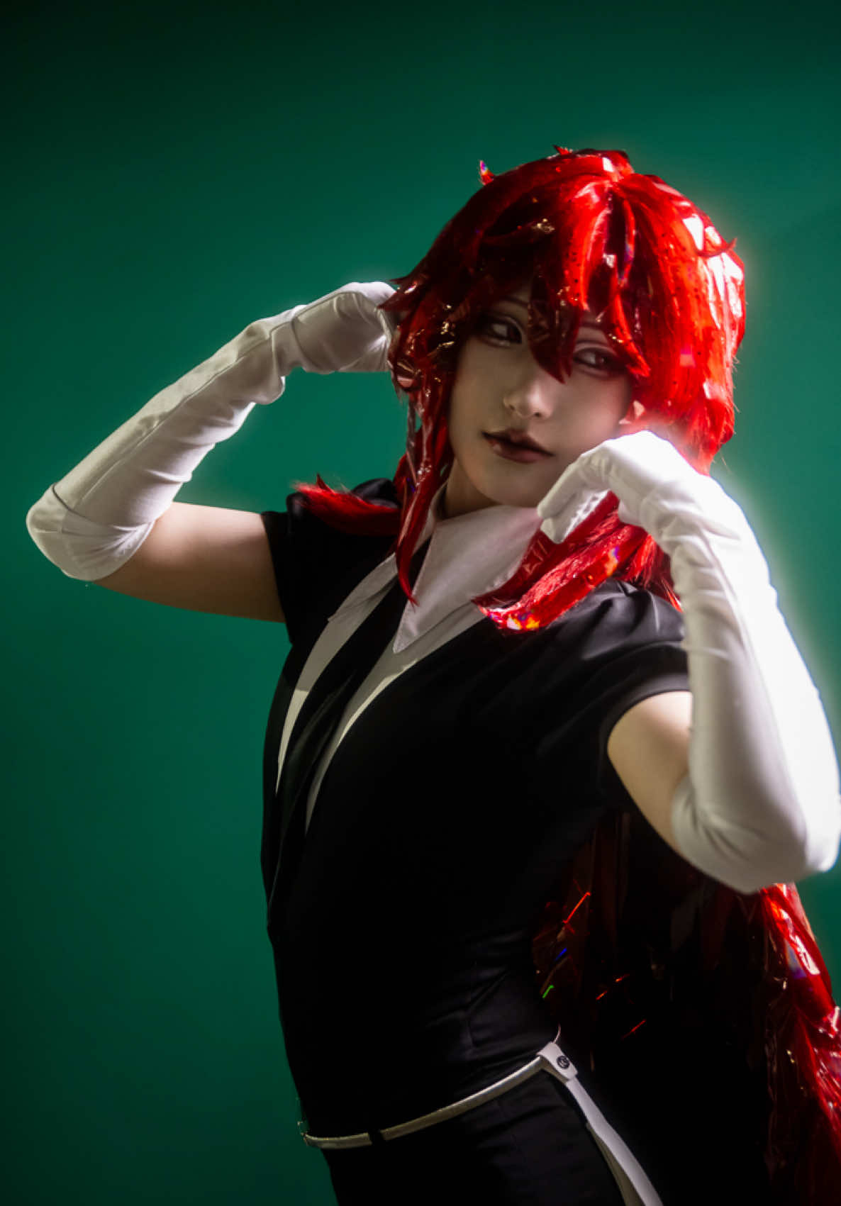 still unsatisfied with how this turned out so one day i will try again🙏🏻#housekinokuni #housekinokunicosplay #padparadschacosplay #hnkcosplay #cosplaywig 