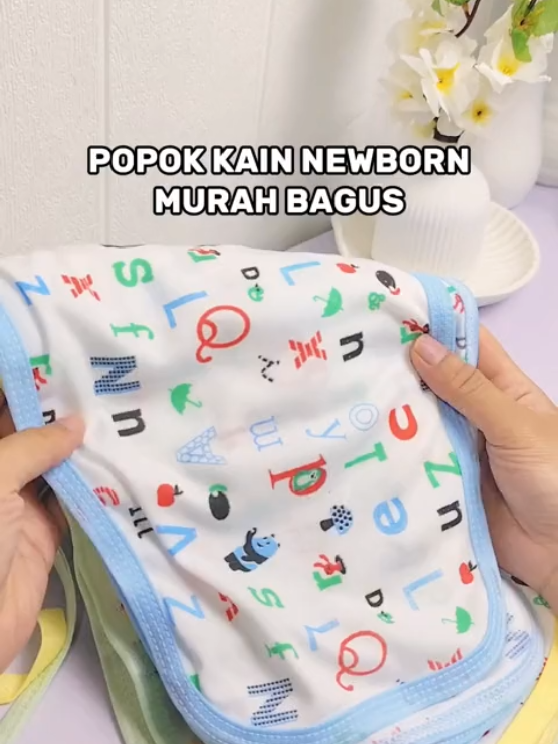 popok kain bayi satu lusin #popokkain #popokbayi #popoktali 