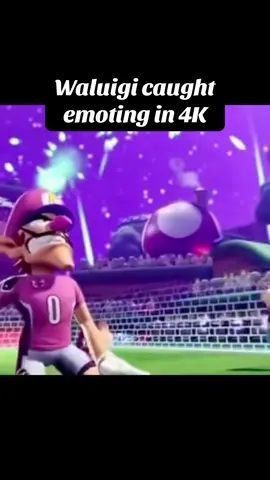 He thought we didn’t know he had moves up his sleeve?! #Waluigi #Nintendo #mariosuperstrikers #SuperMario #gamecube 
