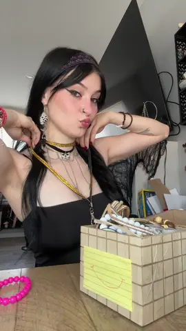 CUTEST MYSTERY JEWELRY BOX!!! ❤️🖤 from @Rose #jewelrytiktok #foryewwww #trendingvideo #fypシ゚viral #mysteryjewlerygirl #supportsmallbusiness #crystals #mysterybox #accessories #jewleryhaul #mystery #jewelry #jar #alttiktok #crystalsoftiktok #handmadejewelry #unboxing #altgirl #alternative 