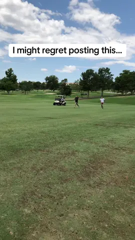 Foot race on a golf course to show how athletic golfers are. No one was hurt in the making of this golf video. #coachdgolf #golffunny #golftiktok #acl 